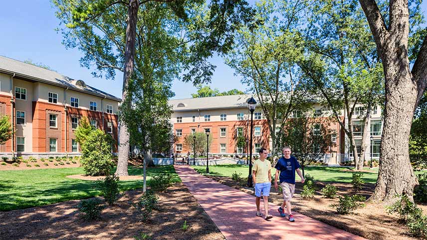 Outside view of Fleming Hall